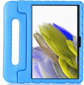 EVA Schokbestendige Kidsproof hoes met handvat  - Samsung Galaxy Tab A8 (2021) - Lichtblauw