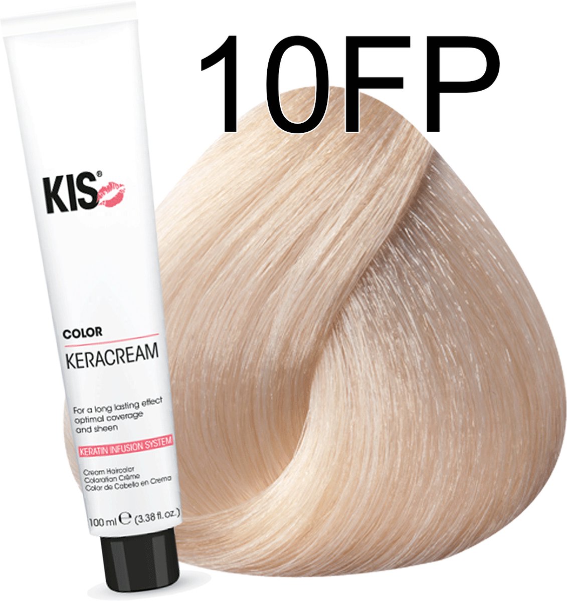 Haarverf 10FP Parelblond - 100 ml Keracream | KIS
