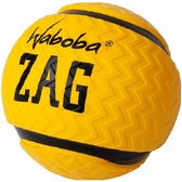 splashbal Zag 9 cm foam geel/zwart