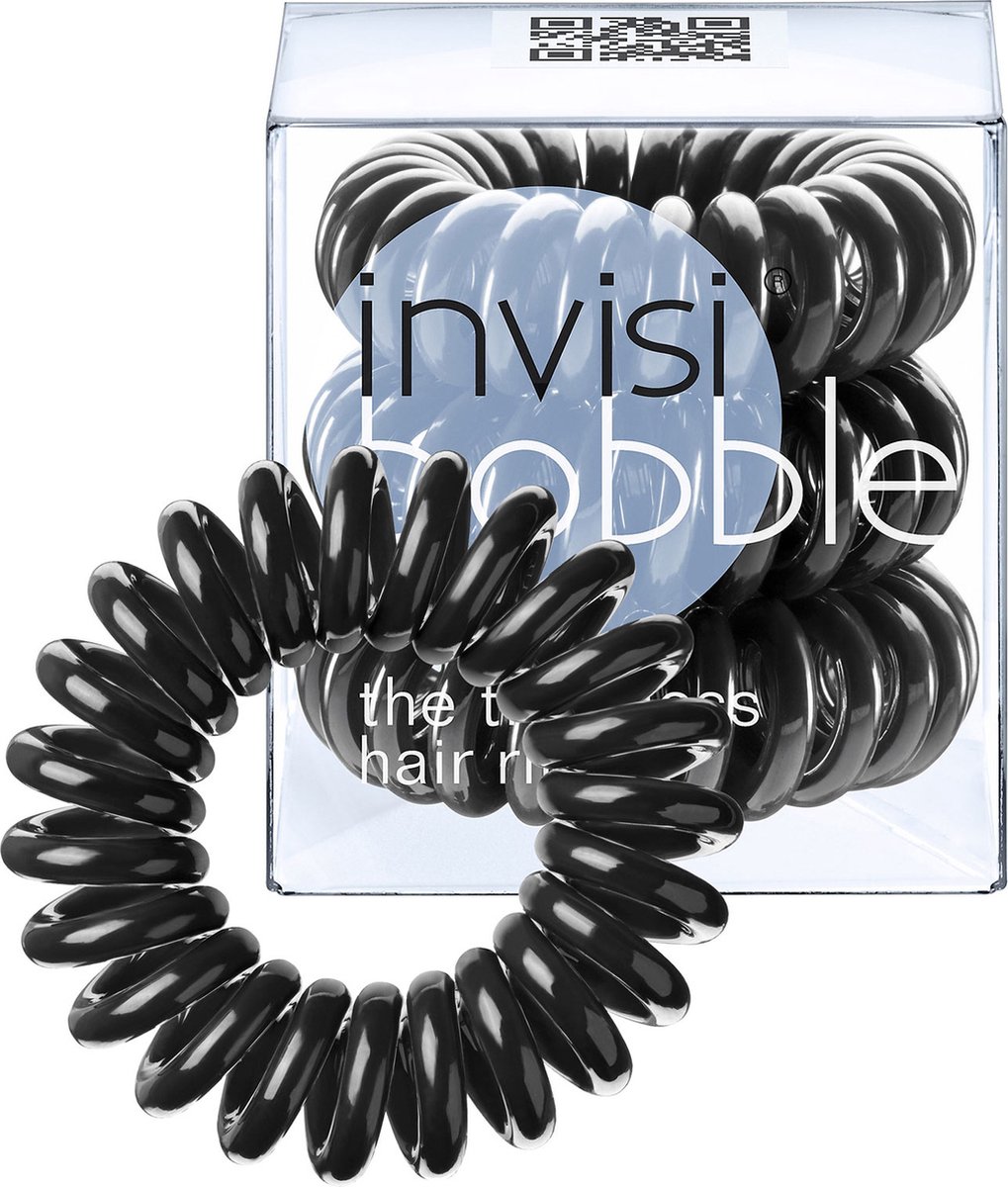 Invisibobble Hair Ties - zwart - 3 stuks