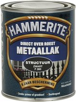 Hammerite Metaallak - Structuur - Zwart - 750 ml