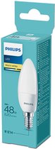 PHILIPS Azuro MULTIPACK 4x LED B35 - 6W E14 Warm Wit 2700K | Vervangt 48W