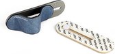 smartphonehouder Momostick 2,5 x 8 cm ABS/PU blauw