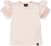 Ruffle t-shirt latte /