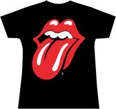 The Rolling Stones - Classic Tongue Dames T-shirt - 2XL - Zwart
