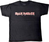 Iron Maiden Kinder Tshirt -Kids tm 13 jaar- Logo Zwart