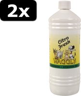 2x WAGGLY CITRO FRESH 1LTR