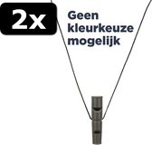 2x HONDENFLUIT DUBBELTOON ASS 7,5CM