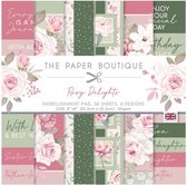 The Paper Boutique embellishments pad - Rosy delights