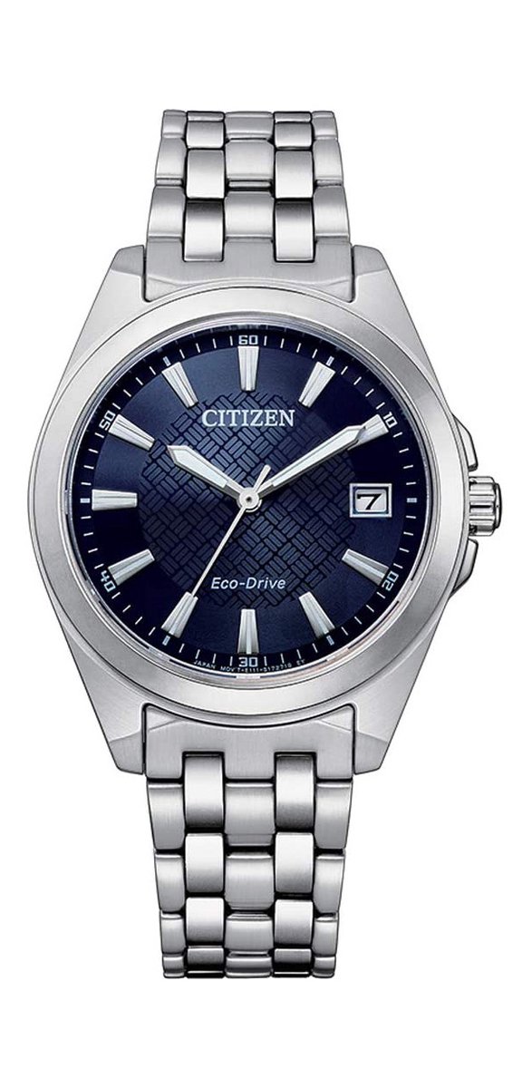 Citizen Classic Horloge - Citizen dames horloge - Zilver - diameter 33.5 mm - roestvrij staal