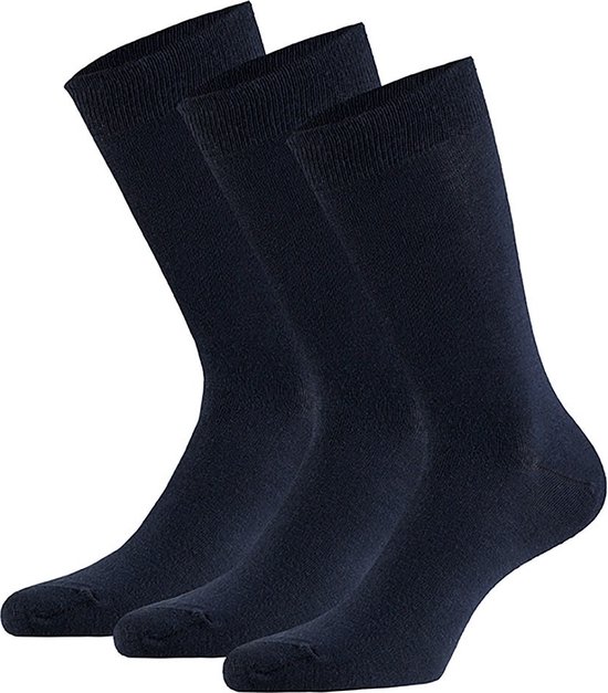 Apollo Bamboe sokken 3-paar - Donkerblauw  - 38