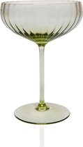 Anna von Lipa  - Champagneglas Lyon Olive Green (set van 2) - Wijnglazen