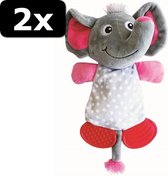 2x LITTLE RASCALS TEETHER OLIFANT 24CM