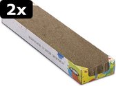 2x KRABPLANK SILVESTRO 48X12X5CM