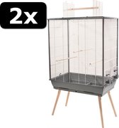 2x KOOI NEO JILI XL GRIJS 81X48X132CM