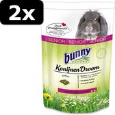 2x KONIJNENDROOM SENIOR 1,5KG