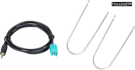 Auto Interface Aux-in audio kabel voor Renault + Removal tool geschikt voor  Fiat,... | bol.com