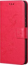 Rood vlinder book case hoesje Samsung Galaxy A53