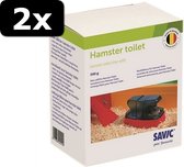 2x HAMSTERTOILET NAVULLING 500GR