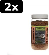 2x VOER SCHILDPAD PAARDENBLOEM 340GR