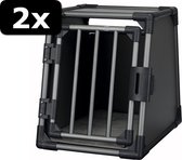 2x ALUMINIUM VERVOERSBOX S 48X56X61CM