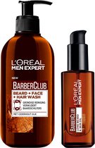 L'Oréal Men Expert BarberClub Baardolie & 3-in-1 Face Wash Pakket