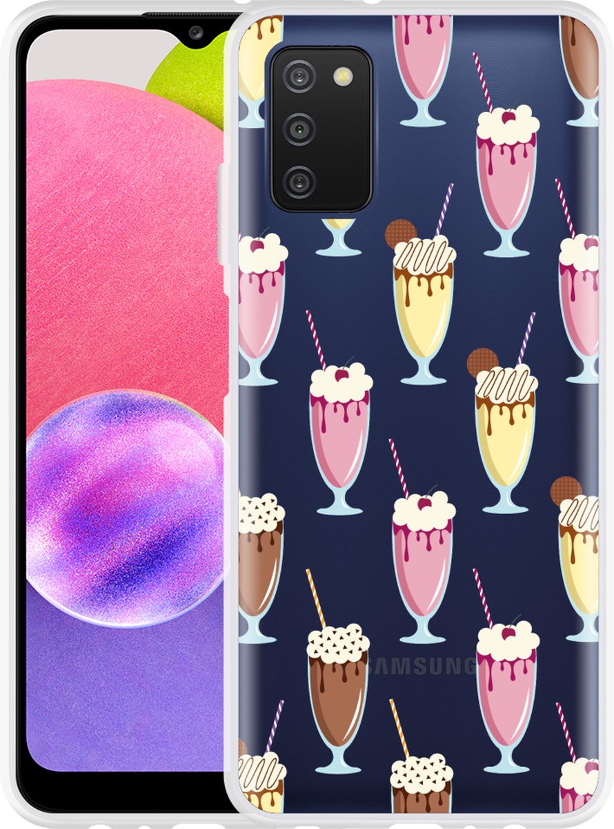 Samsung Galaxy A03s Hoesje Milkshakes - Designed by Cazy