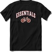 Bike EssentialsT-Shirt | Souvenirs Holland Kleding | Dames / Heren / Unisex Koningsdag shirt | Grappig Nederland Fiets Land Cadeau | - Zwart - XL