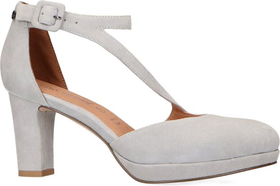 No Stress - Dames - Lichtblauwe suède pumps - Maat 40 | bol.com