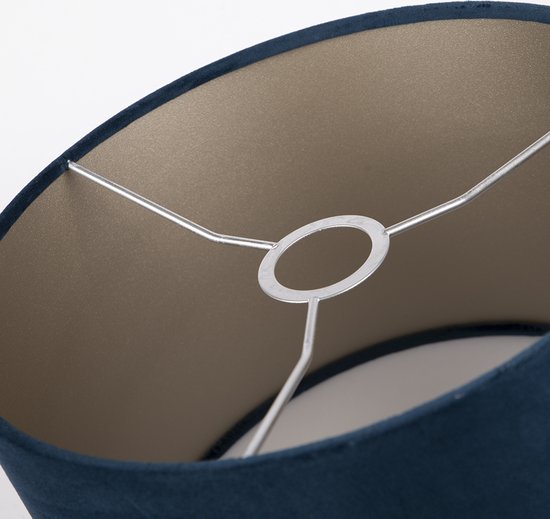 Lampenkap velours 35-35-20 blauw - goud - online kopen? | Korting Lampenkap velours 35-35-20 blauw - goud - online kopen? | Korting