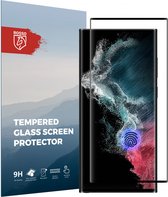 Rosso 9H Tempered Glass Screen Protector Geschikt voor Samsung Galaxy S22 Ultra | Glasplaatje | Beschermlaag | Beschermglas | 9H Hardheid