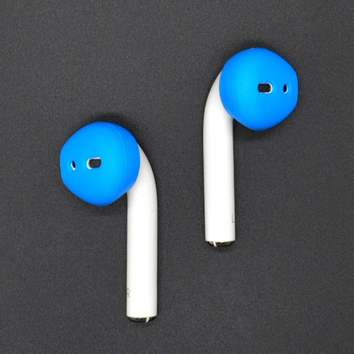 Mobigear Earbuds Siliconen voor Apple AirPods 2 - Blauw