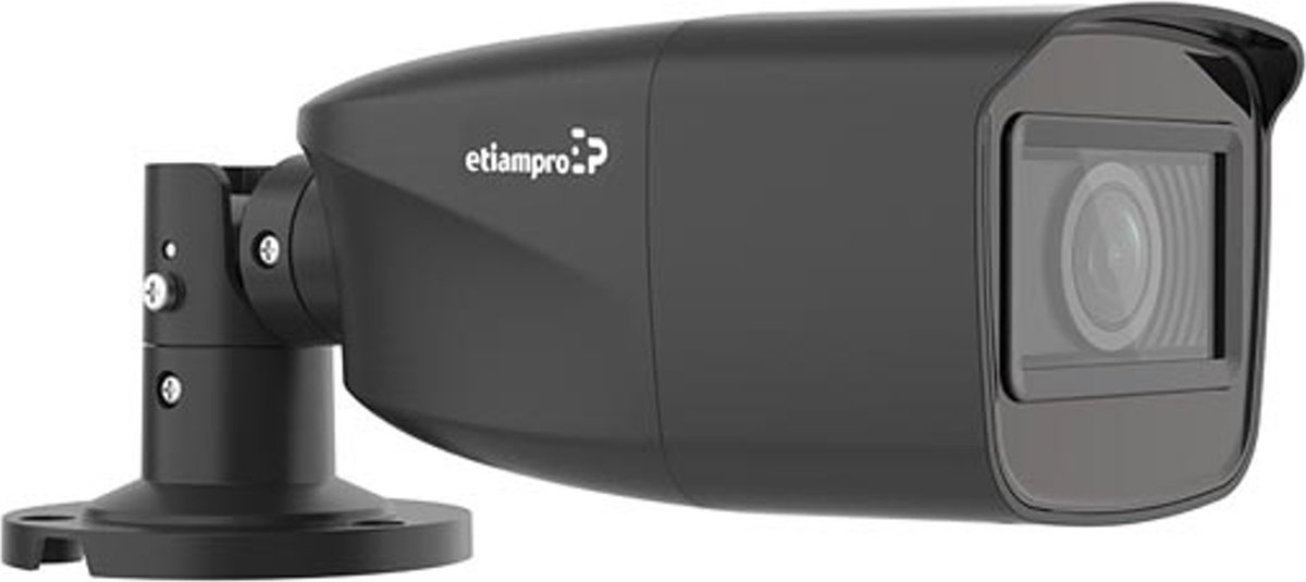 EtiamPro Bewakingscamera HD - CCTV - Cilindrisch - Varifocaal - Met nachtzicht tot 70m - 1080p - Voor binnen en buiten - Zwart