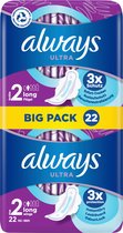 always Maandverband Ultra Long met vleugels BigPack, 22 stuks