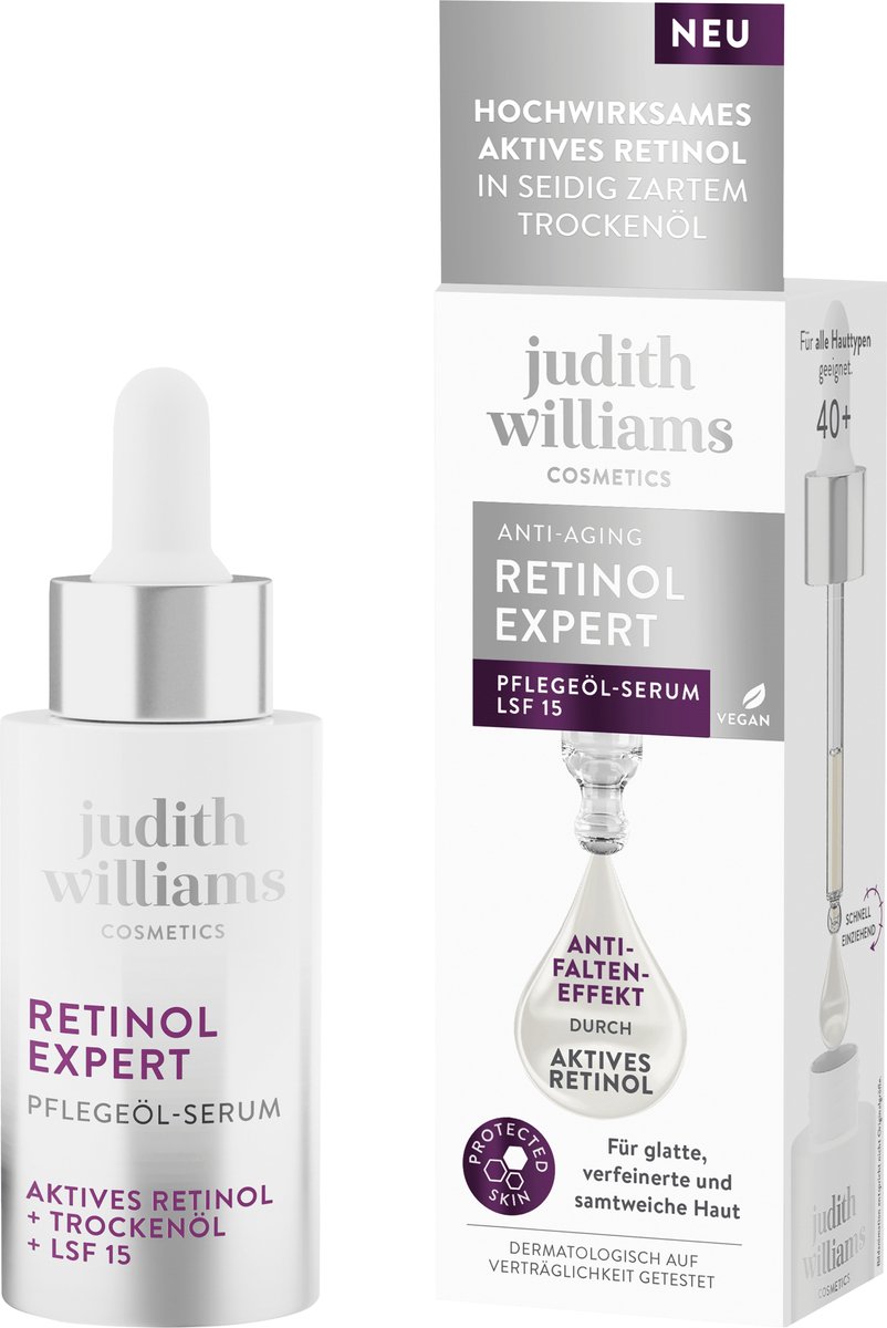 Goedkoopste Judith Williams Serumverzorgingsolie Retinol Expert met SPF 15, 30 ml