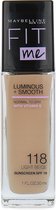 Maybelline Fit Me Luminous + Smooth Foundation - 118 Light Beige