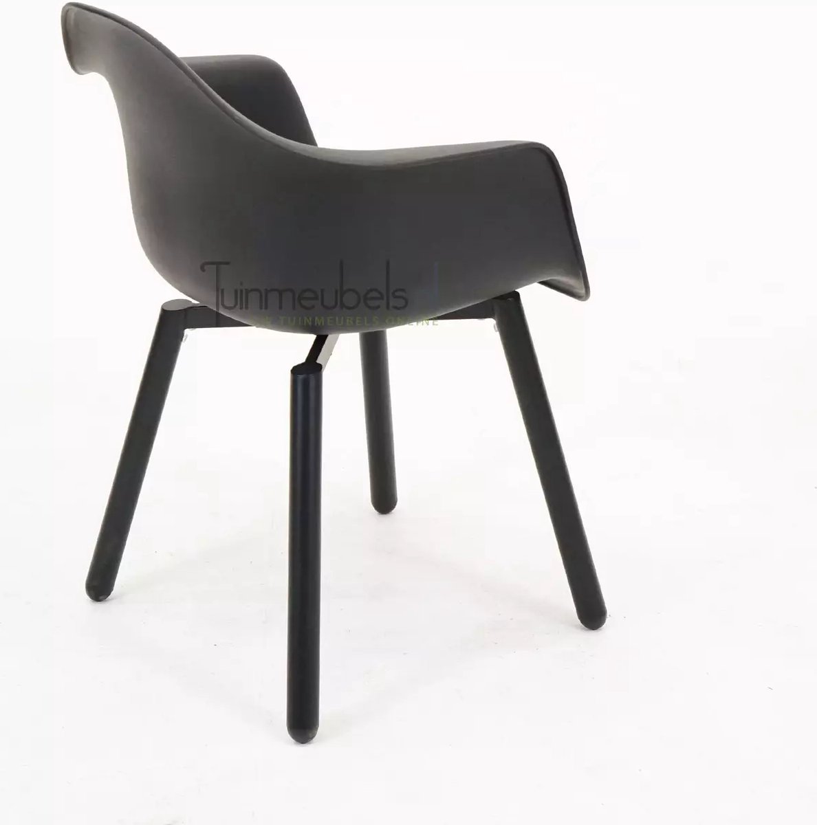 Lesli Living Chaise de jardin Montreux noir/noir