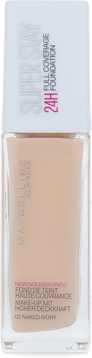 Maybelline SuperStay Full Coverage 24H Foundation - 02 Naked Ivory