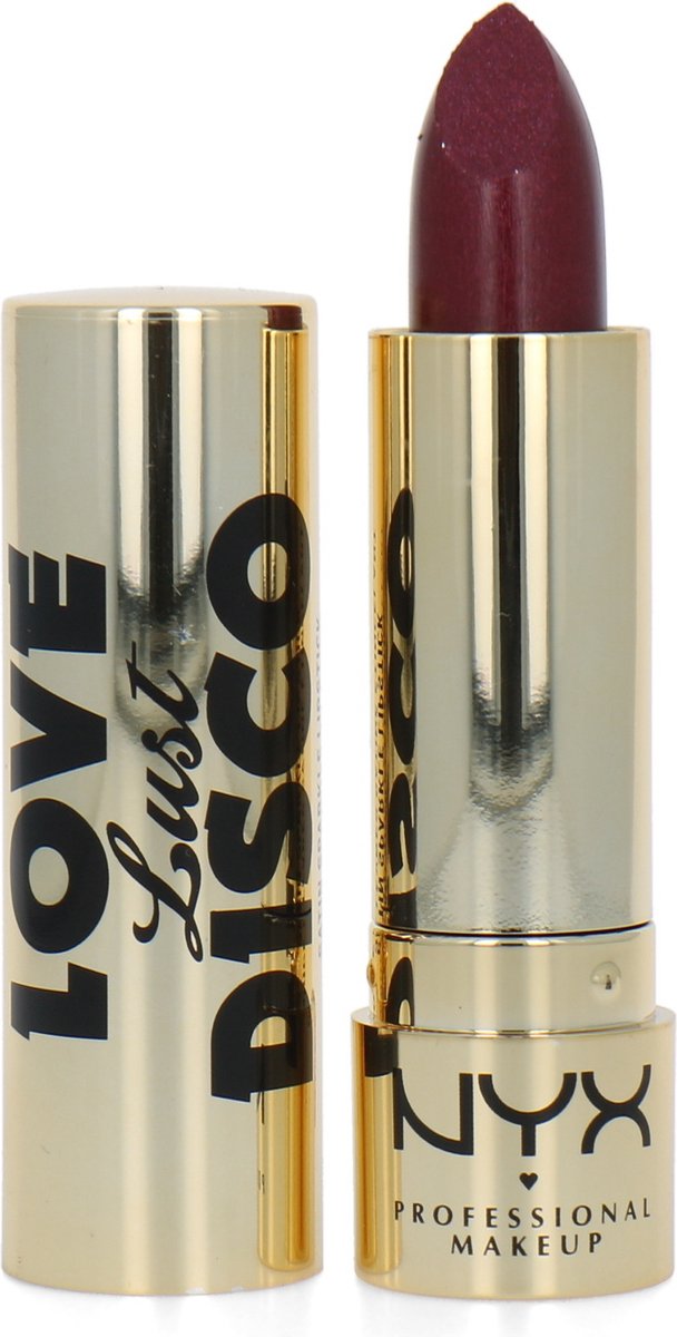 NYX Love Lust Disco Satin Sparkle Lipstick - Passion Forward