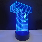 3D LED Lamp - Letter Met Naam - Thom