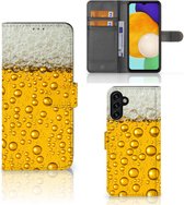 Telefoonhoesje Geschikt voor Samsung Galaxy A13 5G | Geschikt voor Samsung Galaxy A04s Flip Cover Valentijn Cadeautje hem Bier