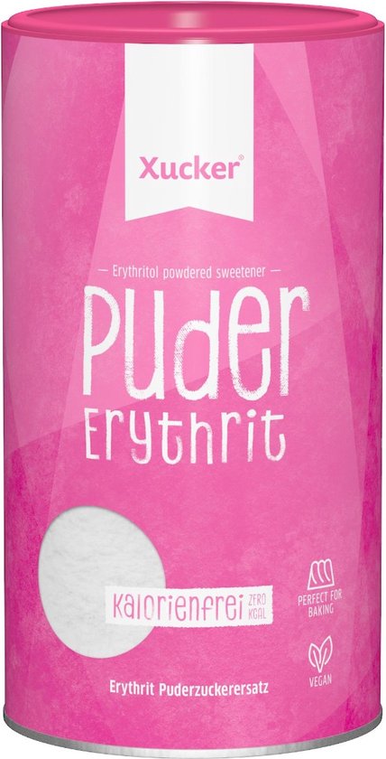 Foto: Xucker poedersuiker gemalen erythritol 