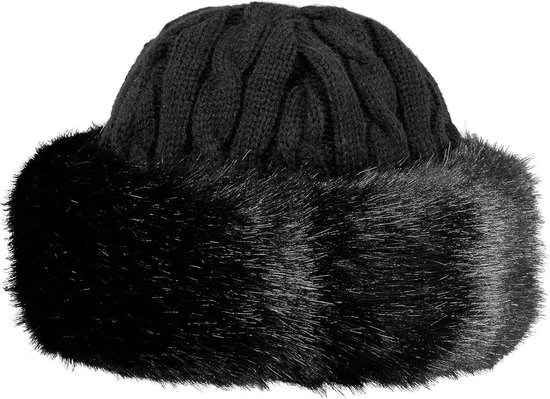Barts Fur Cable Bandhat Hoed Dames - One Size - Barts