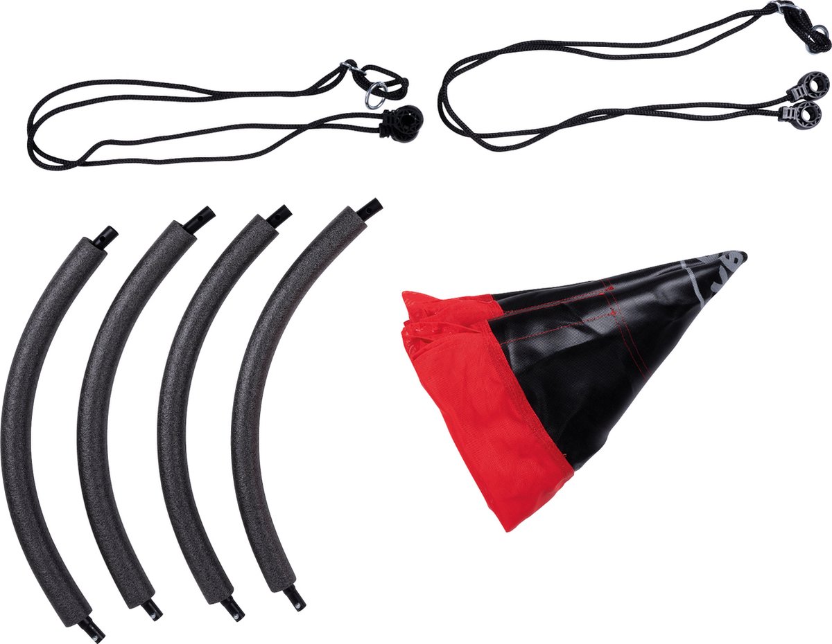 Nestschommel 110 cm – Waterbestendige Ligschommel Tot 150 KG – Boomschommel Met Schommeltouw – Schommel Buitenspeelgoed Voor Kinderen & Volwassenen- Zwart/ Rood — afbeelding 6