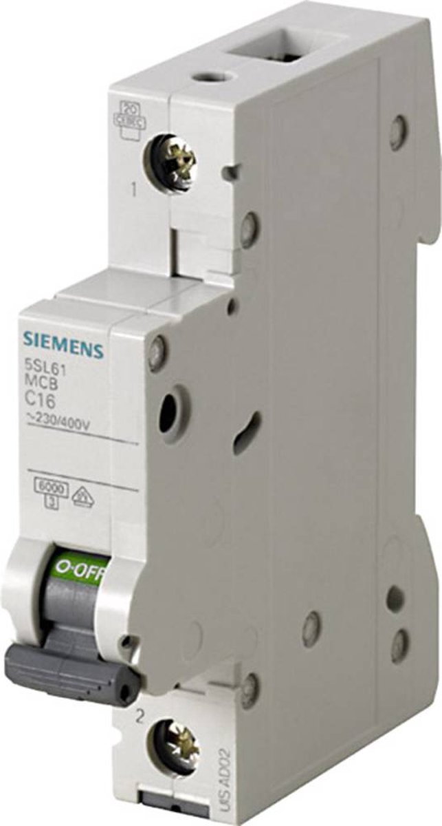 Siemens 5SL6106-7 Zekeringautomaat 1-polig 6 A 230 V, 400 V