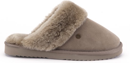 Warmbat Flurry Suede Dames Pantoffels - Moss - Maat 41