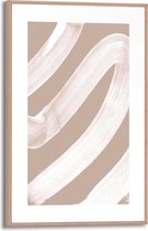 Schilderij Abstract Abstract White 30x20 cm - Reinders