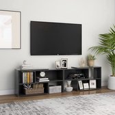 Tv-meubel 149x30x52 cm spaanplaat grijs