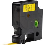 Dymo D1 compatible 40918 (S0720730) tape, zwart op geel, 9 mm x 7 m