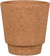 Pot Odense Plain Sand Terracotta M 15x15 cm terracotta ronde bloempot voor binnen